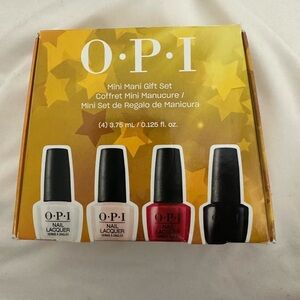 OPI Mini Mani Gift Set - White, Black, Red Nail Lacquer